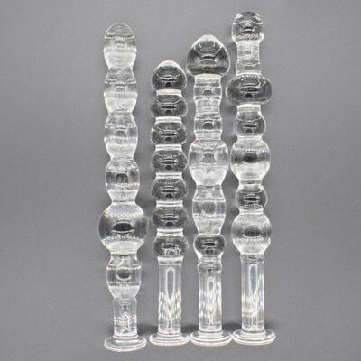 A glass-made anus used as a masturbation toy