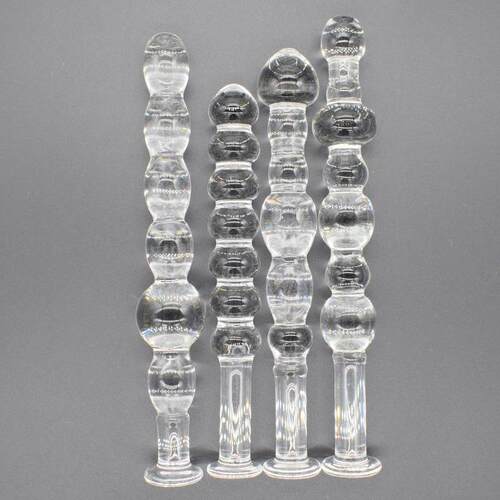 A glass-made anus used as a masturbation toy