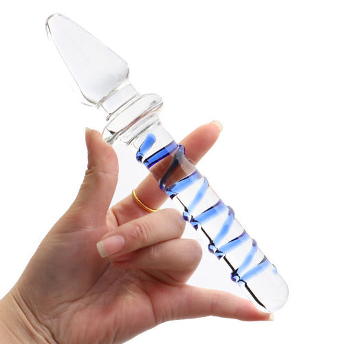 Anal Bar Flow Cloud Path Glass Crystal dildo Anal Plug Rear
