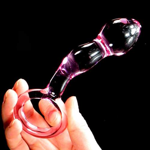 A glass-made anus used as a masturbation toy