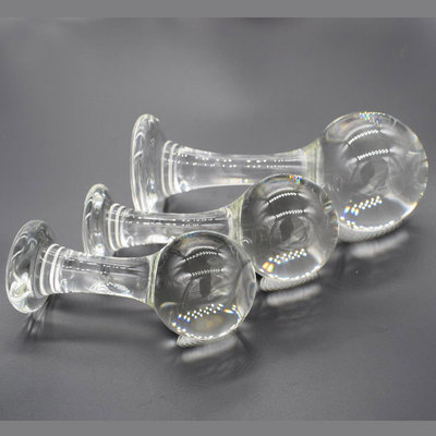 Glass anal plug female masturbator adult sexual products gl
