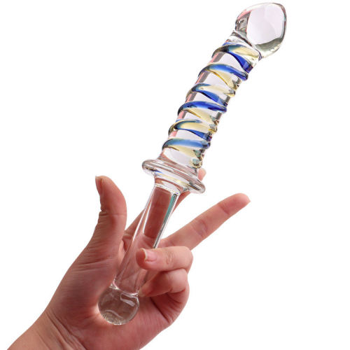 Enchanting and flirtatious glass crystal anal plug chrysant