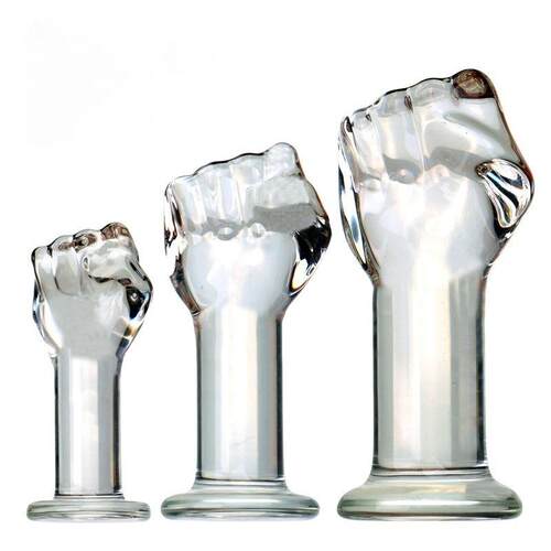 Glass-made femalemasturbation toy fake phallus adult product