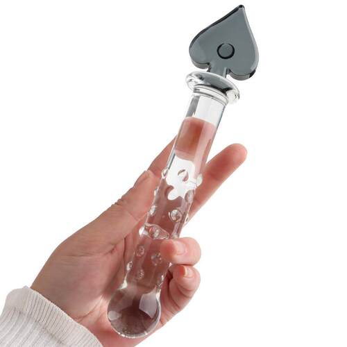 Glass-made femalemasturbation toy fake phallus adult product