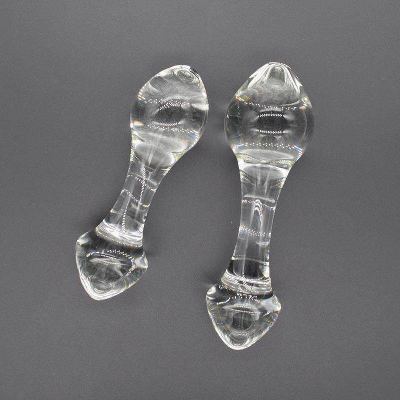Glass-made femalemasturbation toy fake phallus adult product