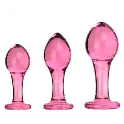 A glass-made anus used as a masturbation toy