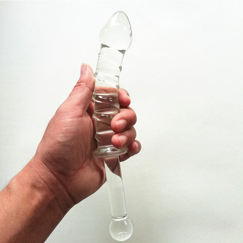 Glass crystal dildo, female utensil, G-spot, harem, anal pl