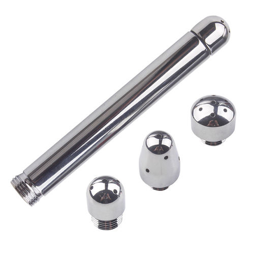 Metal vaginal and anal triple head irrigator supplies, anal