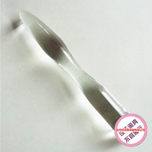 Female crystal dildo, anal plug, female utensil, transparen