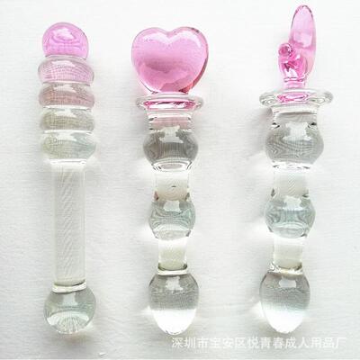 A glass-made anus used as a masturbation toy