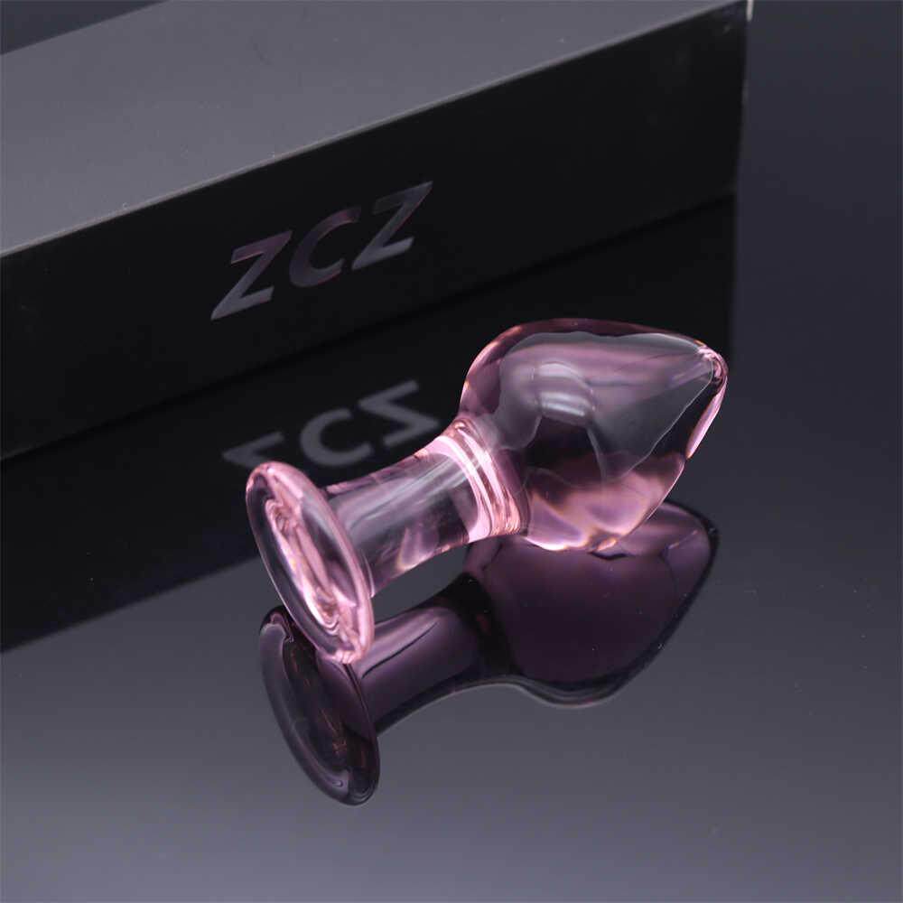 Glass-made femalemasturbation toy fake phallus adult product
