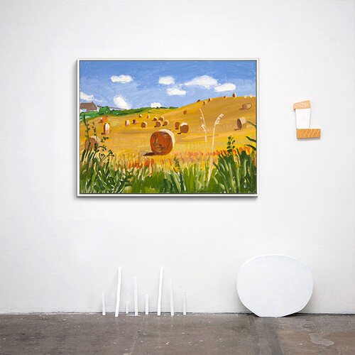 David Hockney 大卫霍克尼大师小众艺术装饰画北欧客餐厅书房挂画
