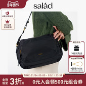 salad Boston尼龙单肩包女士通勤腋下包简约轻便斜挎包包2025新款