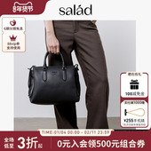 salad All purpose手提包真皮质感单肩斜挎包高级大容量通勤女包