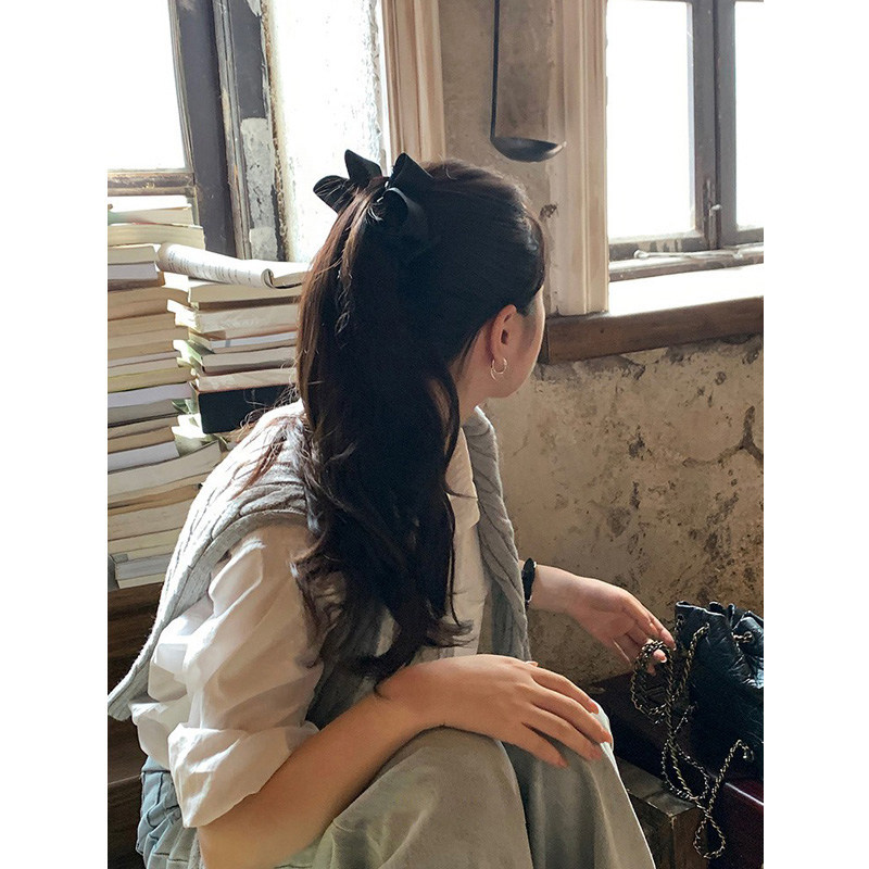 lastkiss新款竖夹简约发抓高