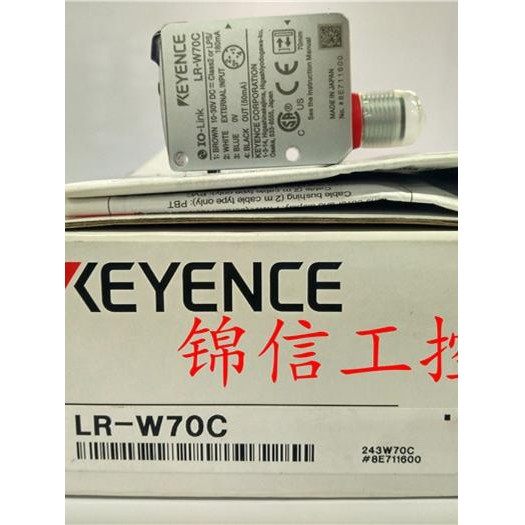 全新原装正品KEYENCE/基恩士LR-W70C白色光点光电传感器实拍