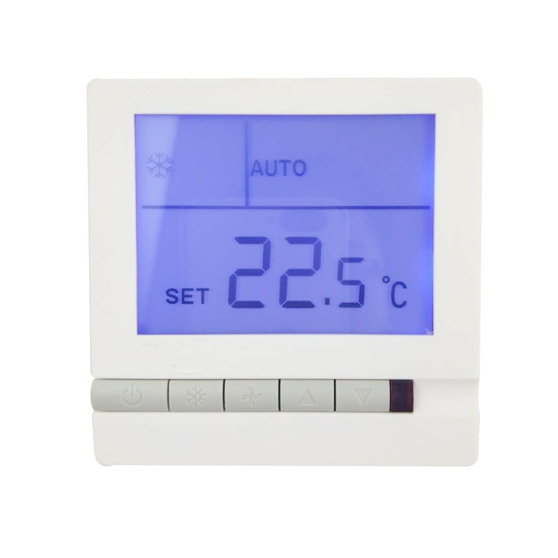 中央空调液晶调温风扇盘管三速开关液晶控制面板线控制器Hl108Db2