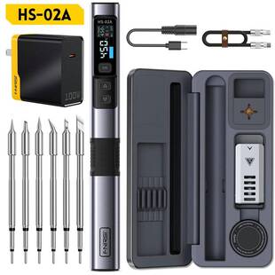 Soldering Stand Toolbox for FNIRSI HS-02 with solder wire