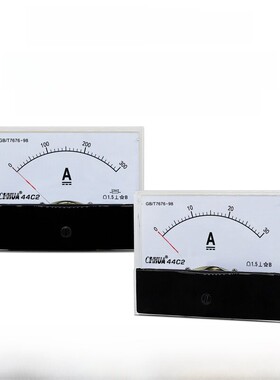 华伟仪表44C2电流表直流指针表1A2A3A5A10A15A20A30A50A100A200A