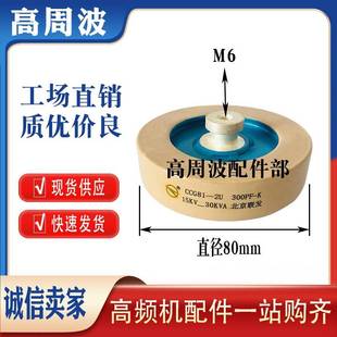 CCG81 15KV 30KVA高频高压陶瓷介电容器 300PF 北京联发DT80