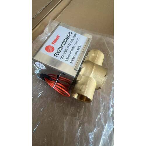 特灵风机盘管原装电动二通阀空调电磁阀FCV2334G THT00007C正品