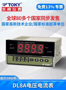 TOKY东崎DL8A-RC10A1000 IRC18V600 V300 A1数显交直流电压电流表