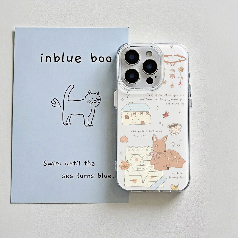 卡通可爱梅花鹿手机壳