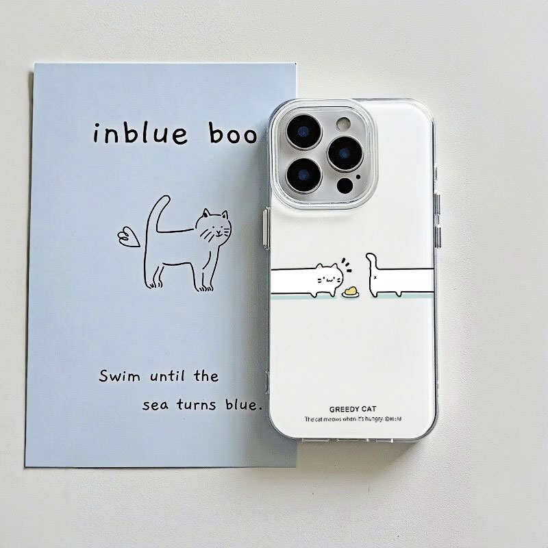 趣味卡通可爱小猫手机壳