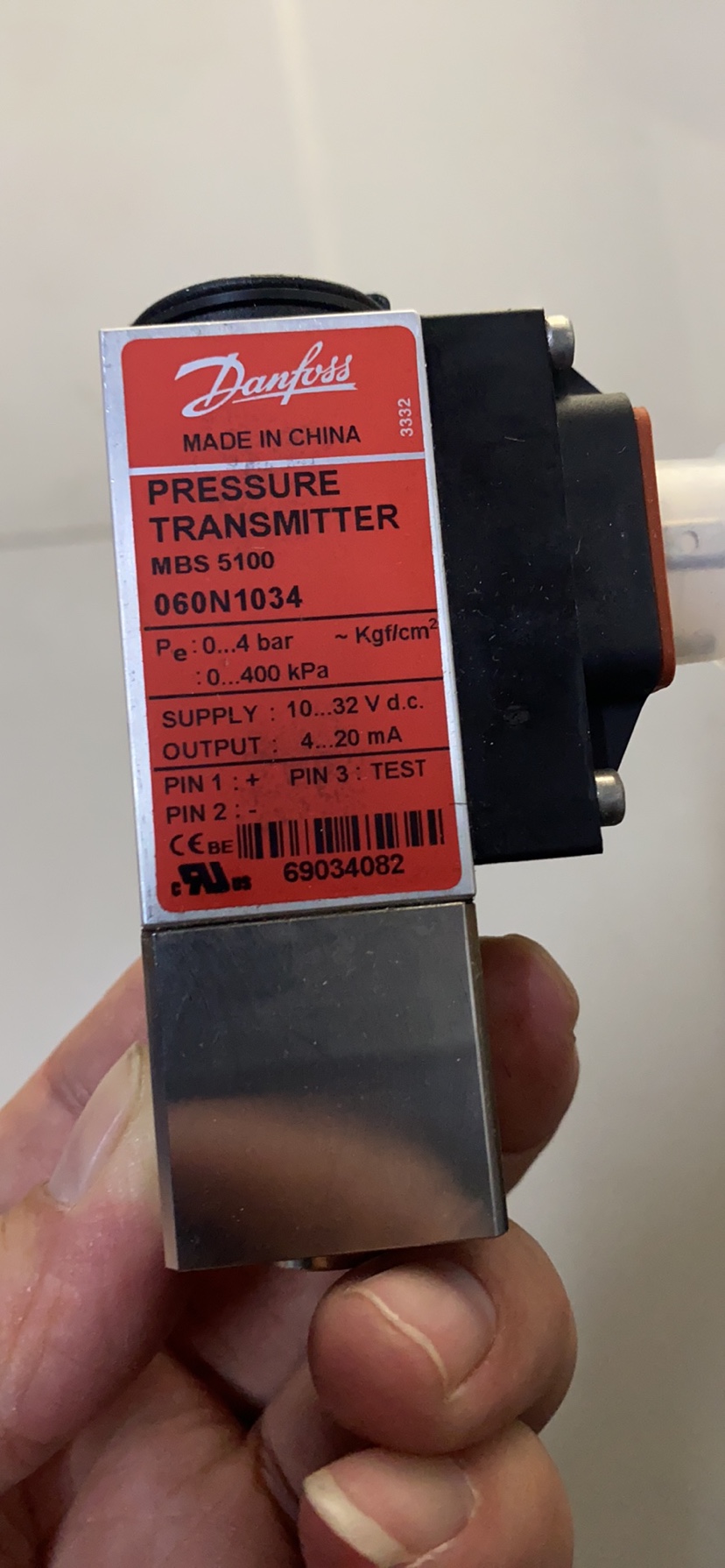 Danfoss丹佛斯MBS 5100 060N1034 传感器全新现货议价