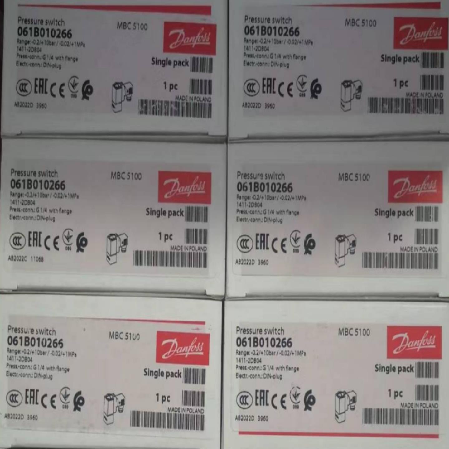 隆兴丹佛斯压力开关MBC5100 061B010266 现货*