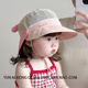 宝宝帽子春夏薄款 速干透气防晒帽婴儿全网眼男女童披肩户外遮阳帽