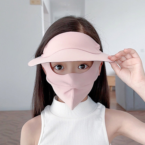 云艾熊冰丝空顶帽一体帽