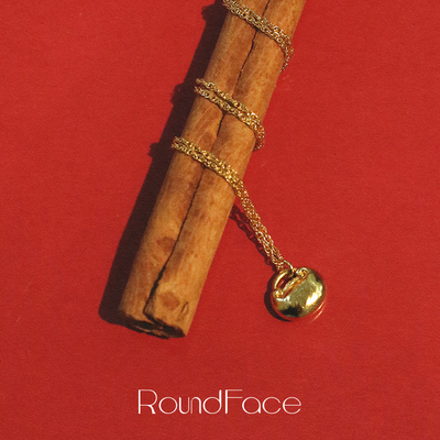 RoundFace 圆脸特别系列 原创设计金色元宝流金吊坠项链高级小众