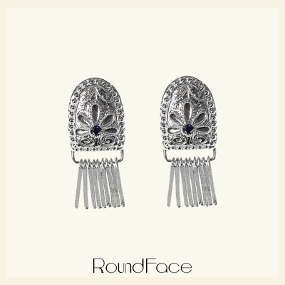 【新年礼物】RoundFace原创高级感窗花镂空首饰复古流苏款法式