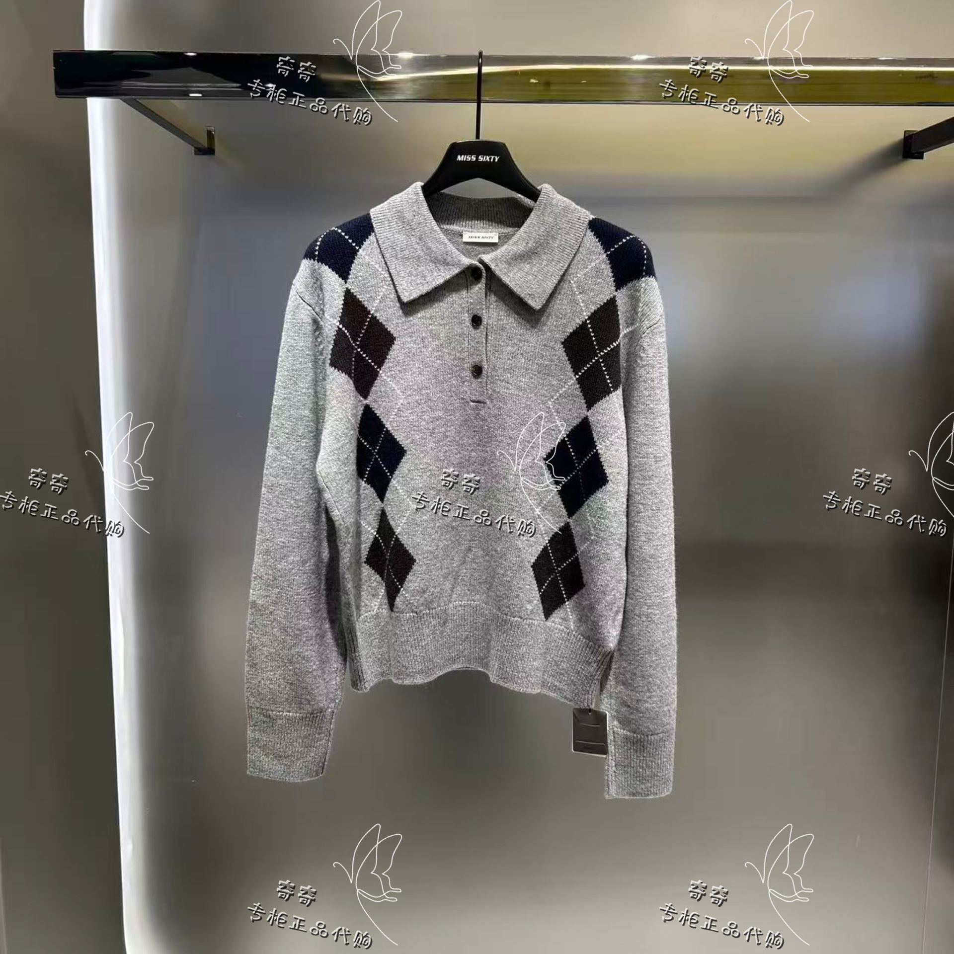 Miss sixty专柜正品10A 2025冬季新款宽松针织衫6S4RJ17700原1690