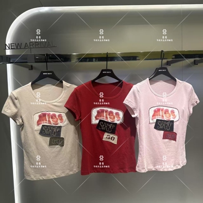 Miss sixty专柜正品7A2025秋季新款字母短袖T恤6S3SJ52400原690