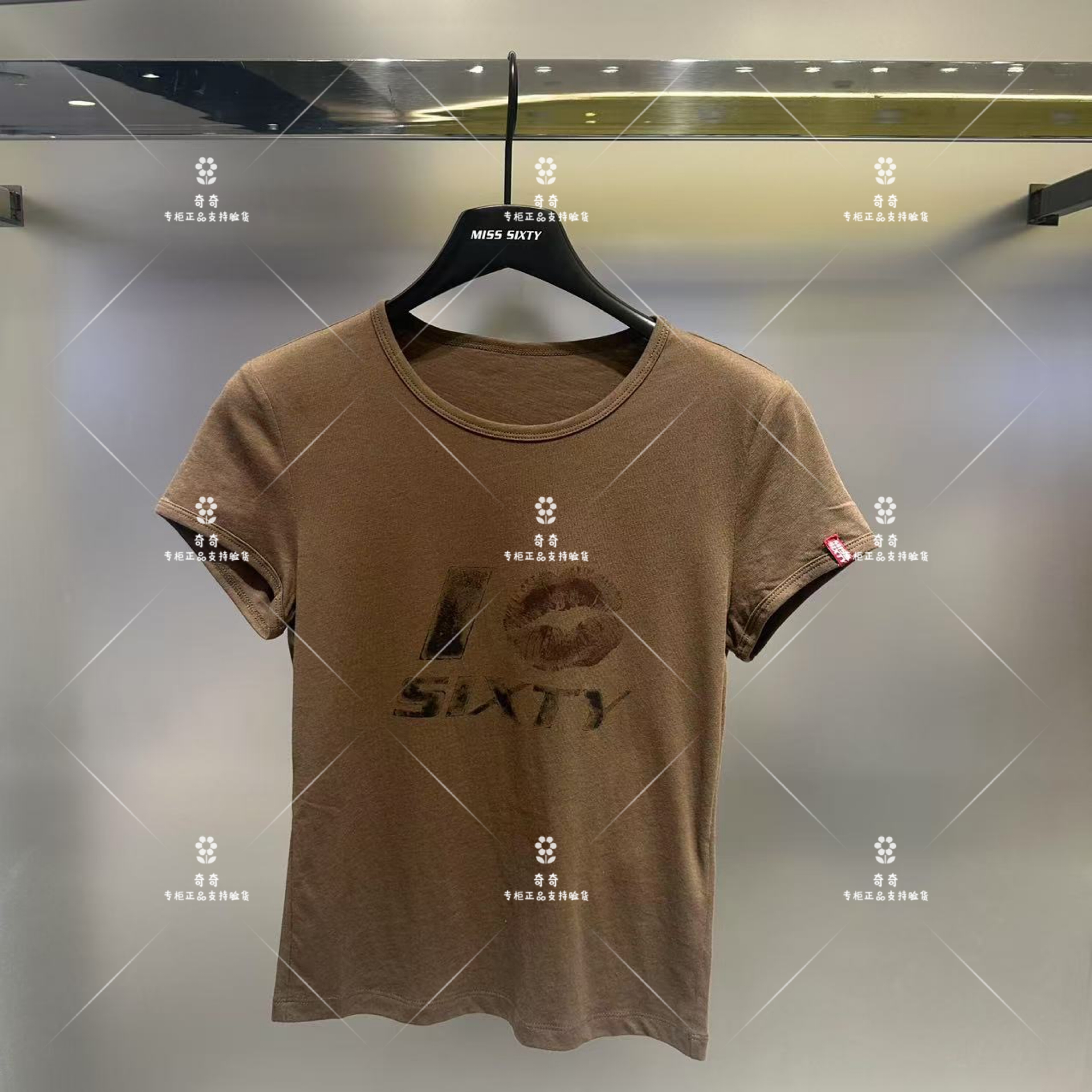 Miss sixty专柜正品4A2025秋季新款字母短袖T恤6S3SJ59800原599