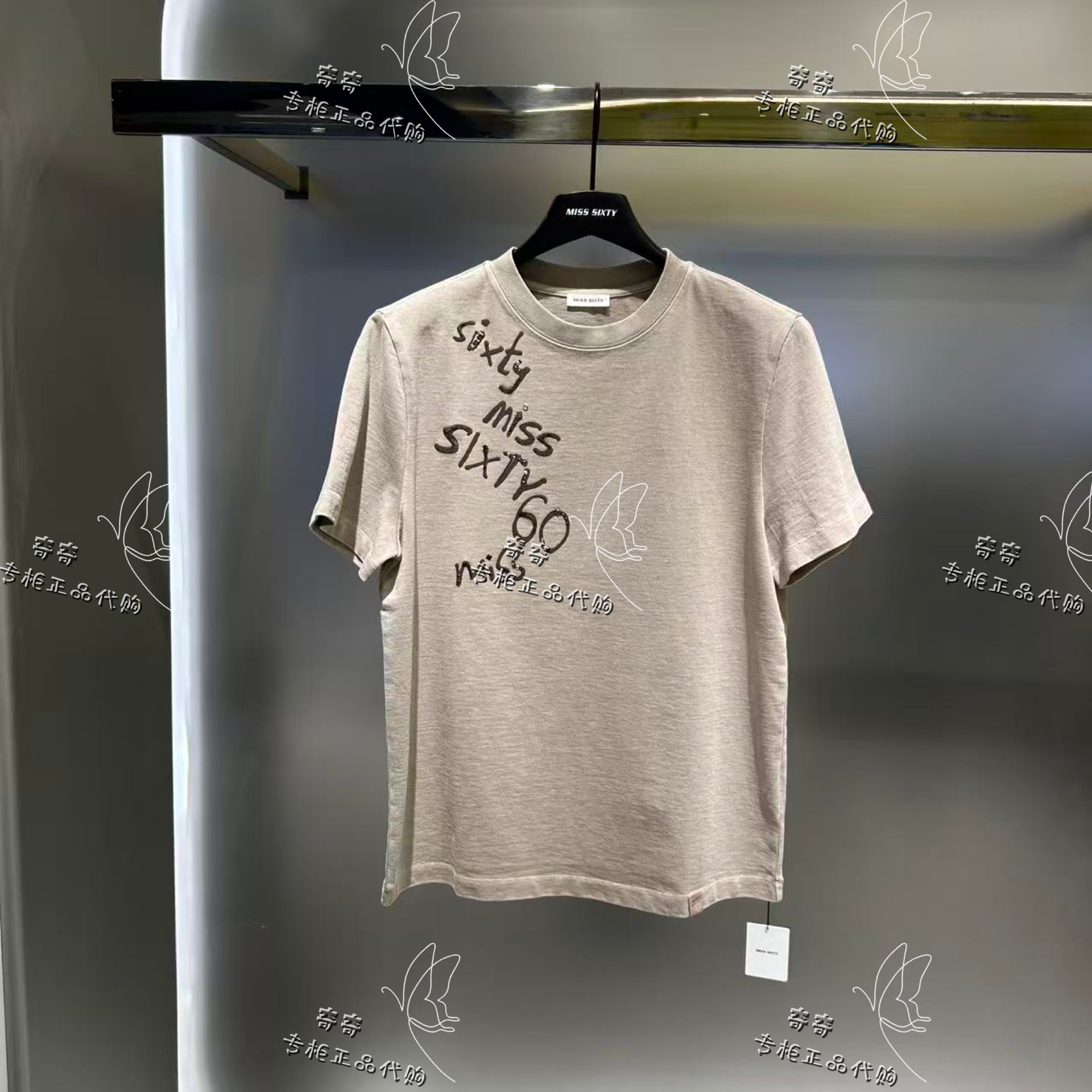 Miss sixty专柜正品10A 2025冬季新款套头短袖T恤6S4SJ15400原990