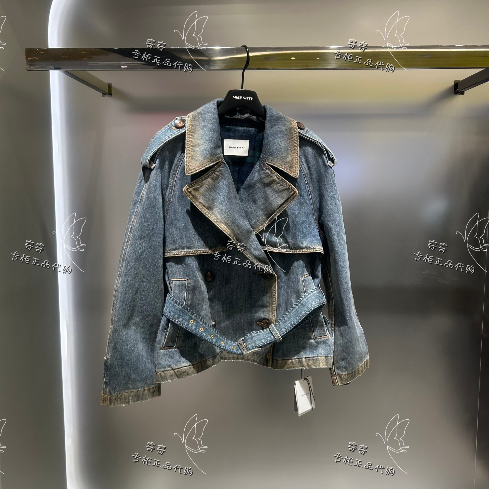 Miss sixty专柜正品10A 2025冬季新款牛仔外套6S4WJ02800原2690