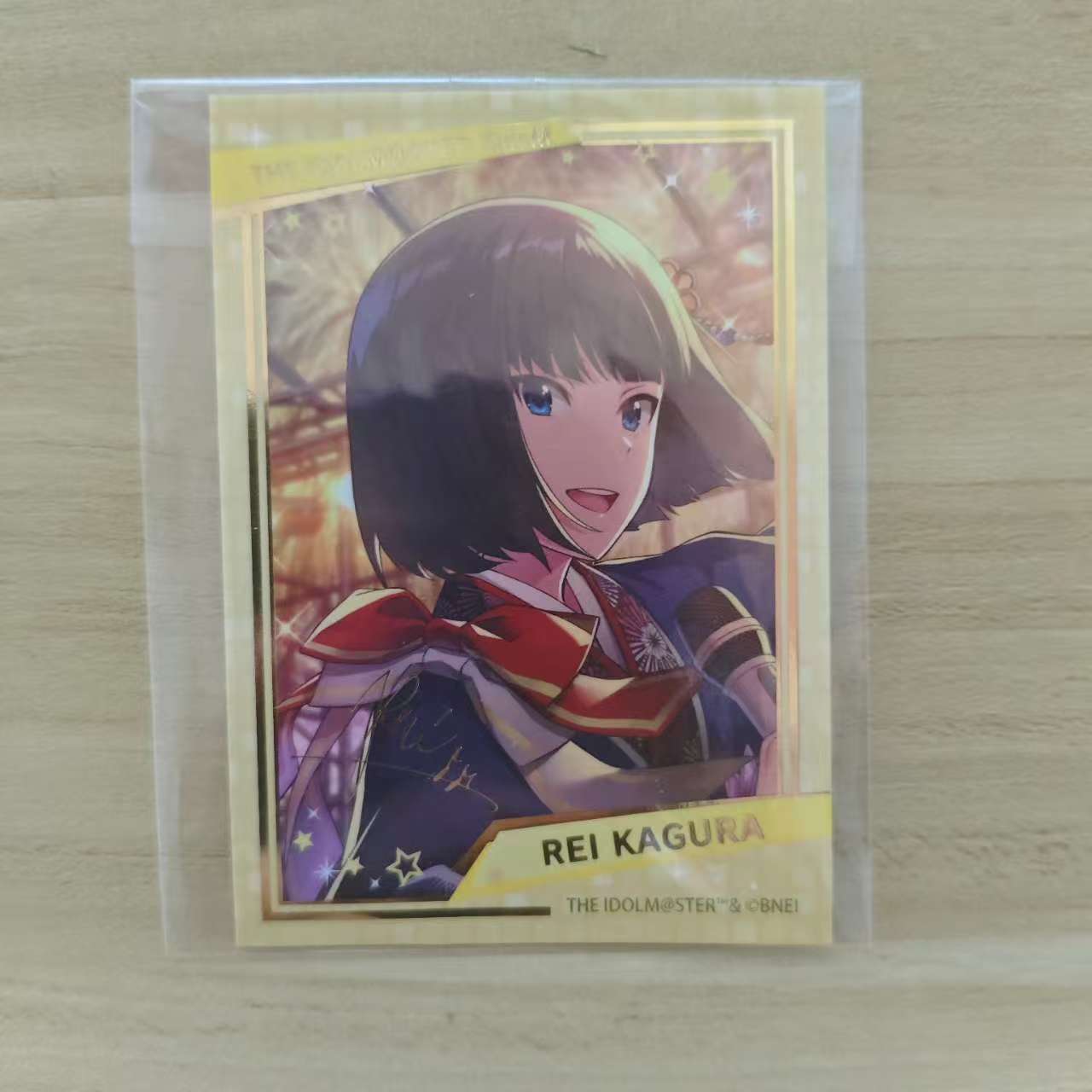 偶像大师SideM 金签贴纸 日谷 国内现货 默认中古