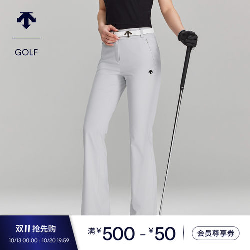 DESCENTEGOLF迪桑特高尔夫女士PRO系列防晒微喇长裤夏季新品