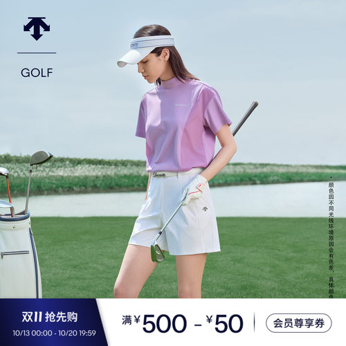 DESCENTEGOLF迪桑特高尔夫女士S-CORE系列弹力A字短裤早秋新品