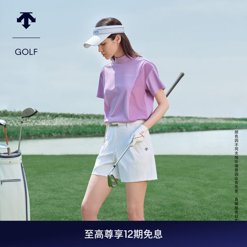 DESCENTEGOLF迪桑特高尔夫女士S-CORE系列弹力A字短裤早秋新品