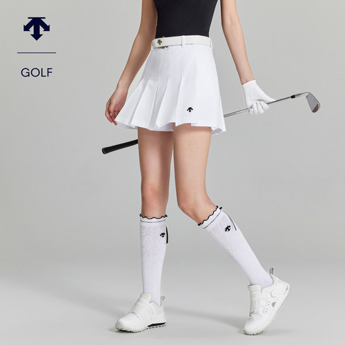 DESCENTEGOLF迪桑特高尔夫女士PRO系列时尚百褶短裤夏季新品