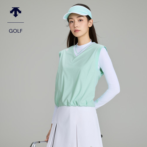 DESCENTEGOLF迪桑特高尔夫女PRO弹力长袖T恤两件套