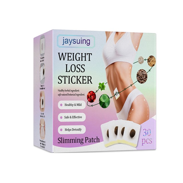 30PCS Chinese Medicine Weight Loss Navel Sticker Slim Detox