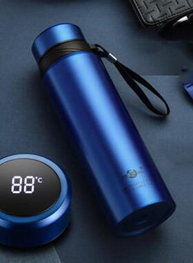 900ml vacuum cup Temperature Display Hot Water Bottle teacup