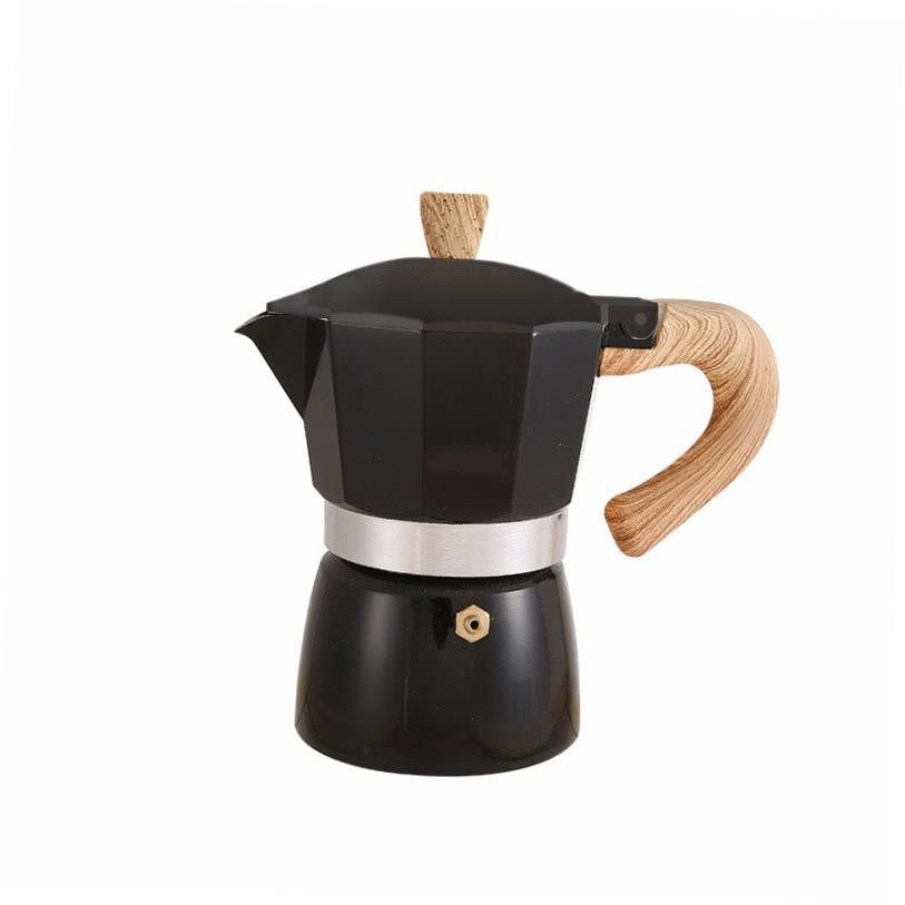 Aluminum Moka Pot Coffee Maker Octagonal Moka Coffee Maker