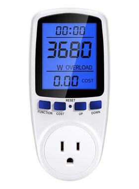 Digital LCD Wattmeter 220V 110V AC Power Meter Backlight Ele