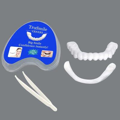 Veneer Snap-on Teeth Kit Fake Temporary Tooth Whitening